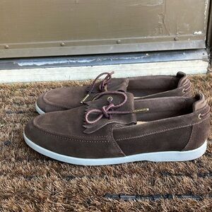 Clae Loafers Like New No Size Mark Refer to Measurements Brown Suede Loa…